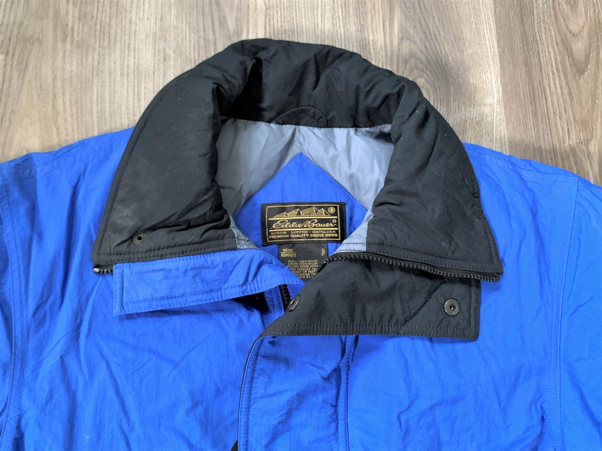 Vintage 80s Eddie Bauer Blue Goose Down Coat Small - Etsy Vintage 80s Eddie Bauer Blue Goose Down Coat Small - Etsy