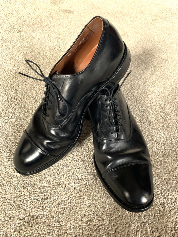 Vintage Allen Edmonds Park Avenue Black Captoe Shoes 10EEE - Etsy