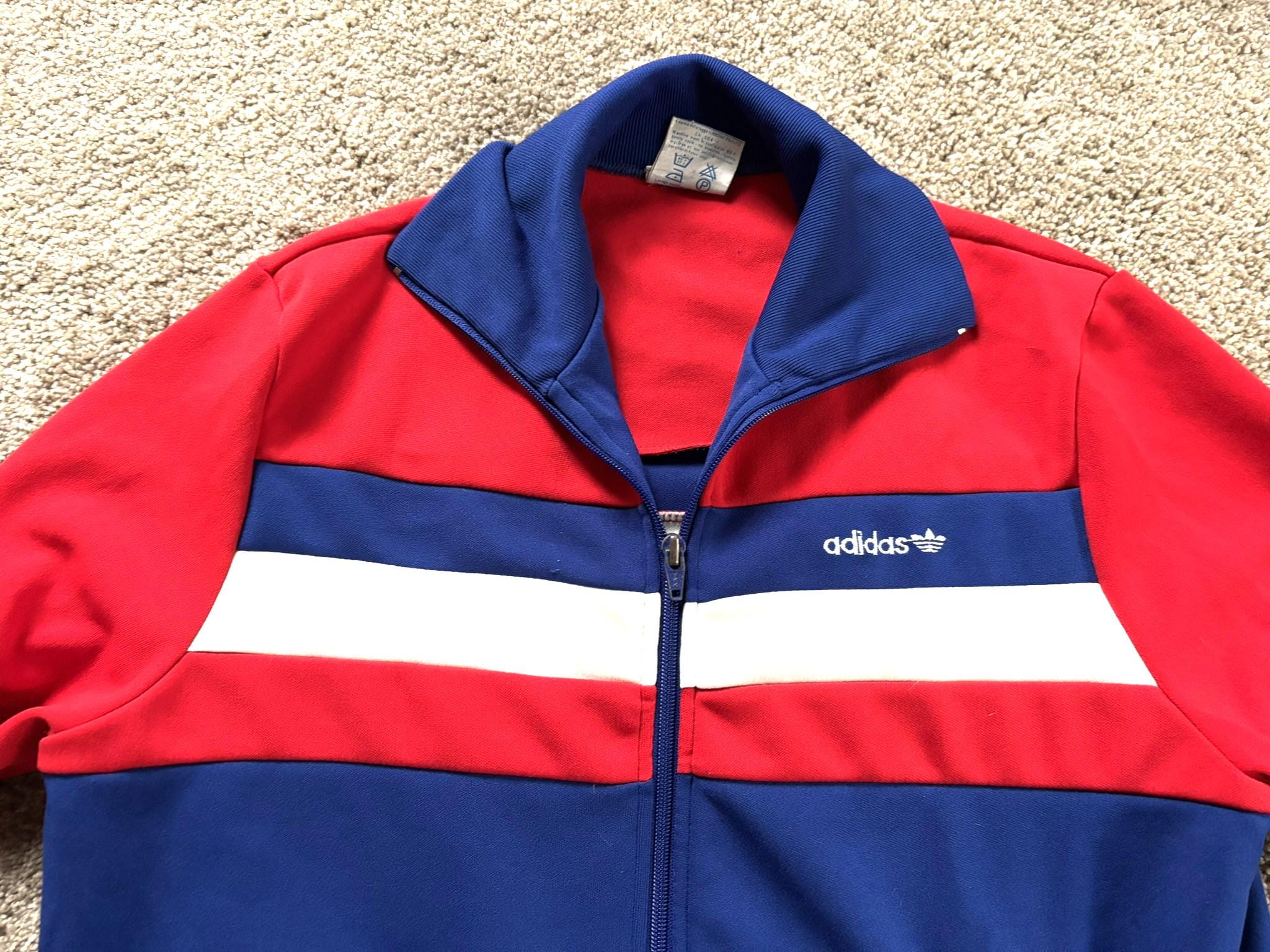 80s Adidas Jacket - Etsy 80s Adidas Jacket - Etsy