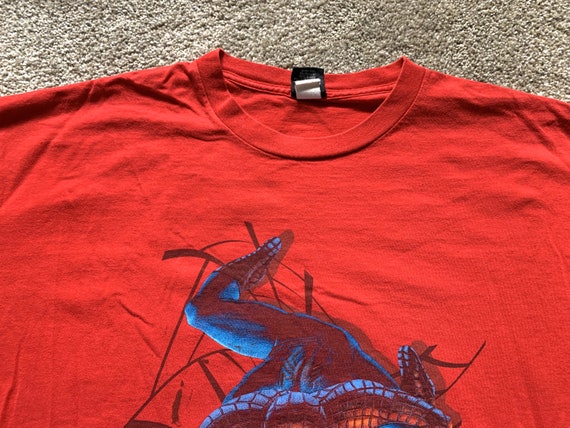 Vintage 2000s Spider Man Movie Promo T Shirt XL - image 1