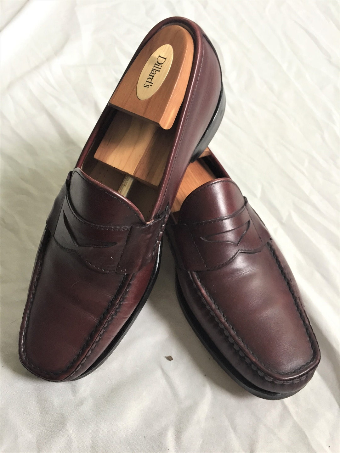 Vintage Allen Edmonds Hanover Moc Toe Penny Loafers 8.5EEE  display picture 2