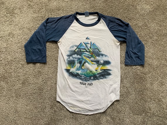 Vintage 80s the Knits Asia 1982 Tour T Shirt Medium - Etsy