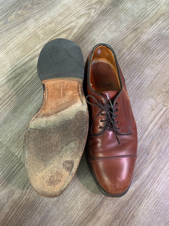 Vintage Allen Edmonds Fairgate Brown Cap Toe Shoe… - image 5