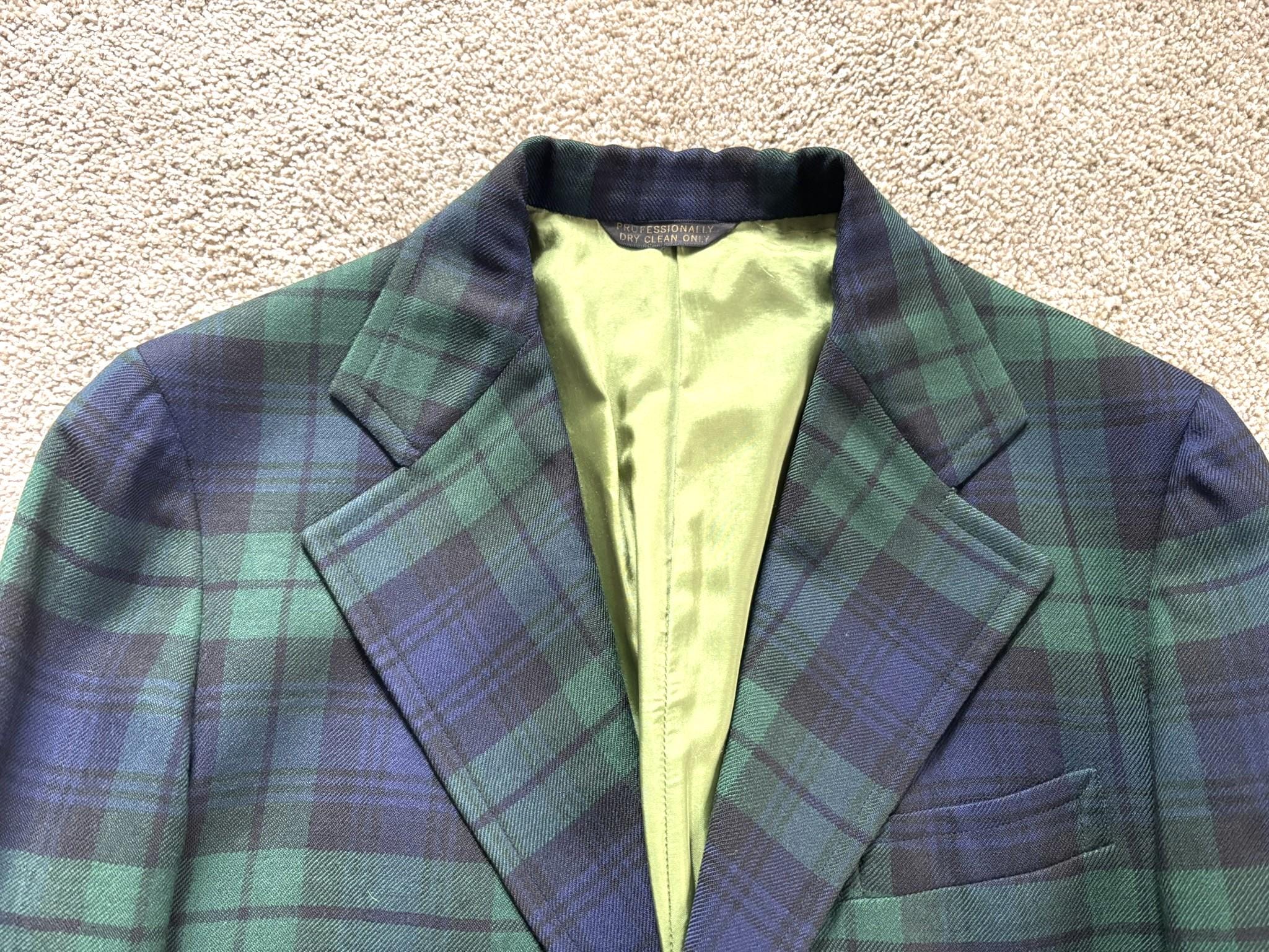 90s made in England “Black Watch Coat