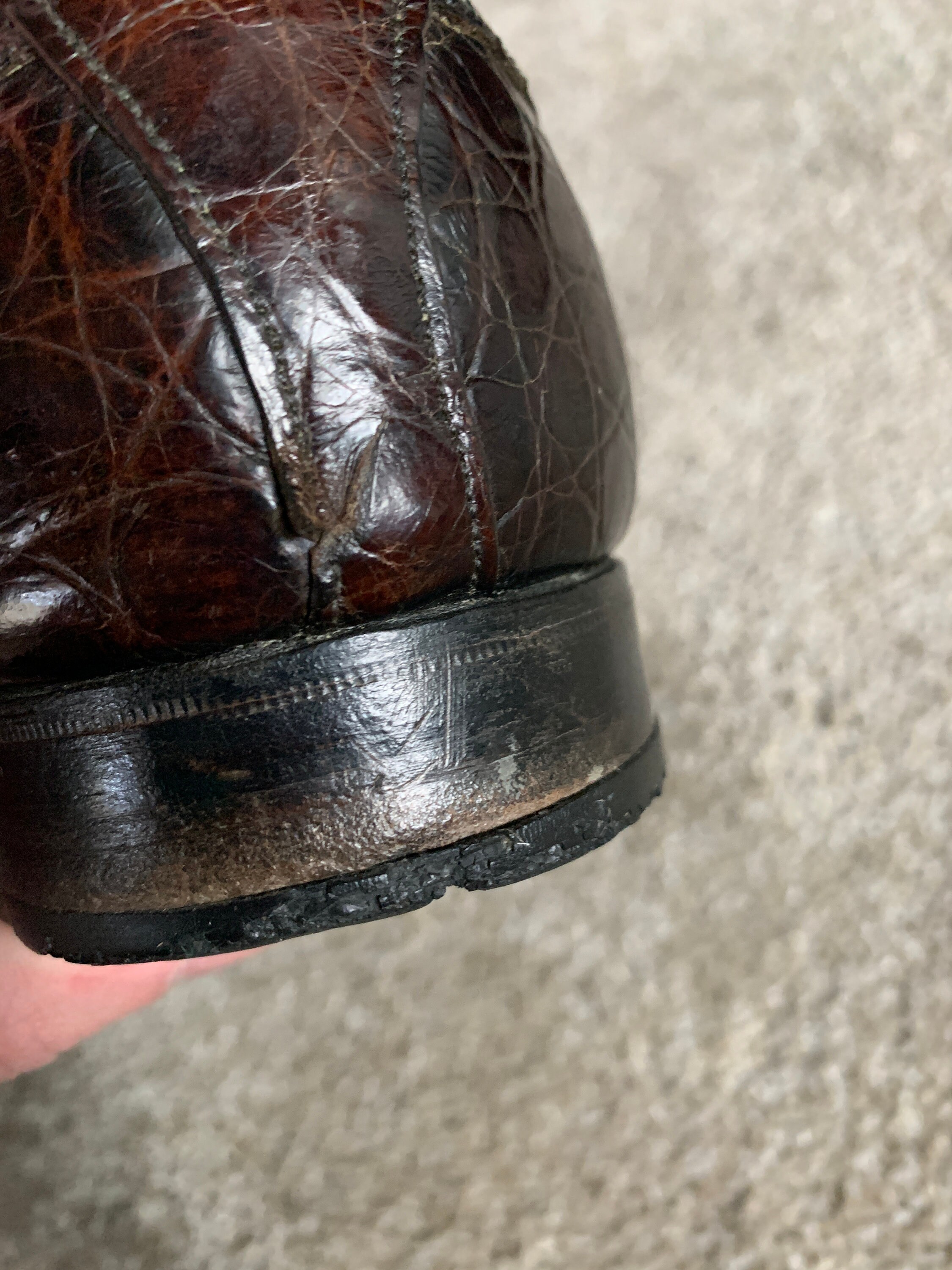 Florsheim clearance crocodile shoes
