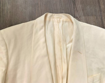 vintage white dinner jacket