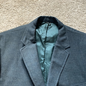 Vintage 60s Upperclassman Blue Teal Sport Coat 40