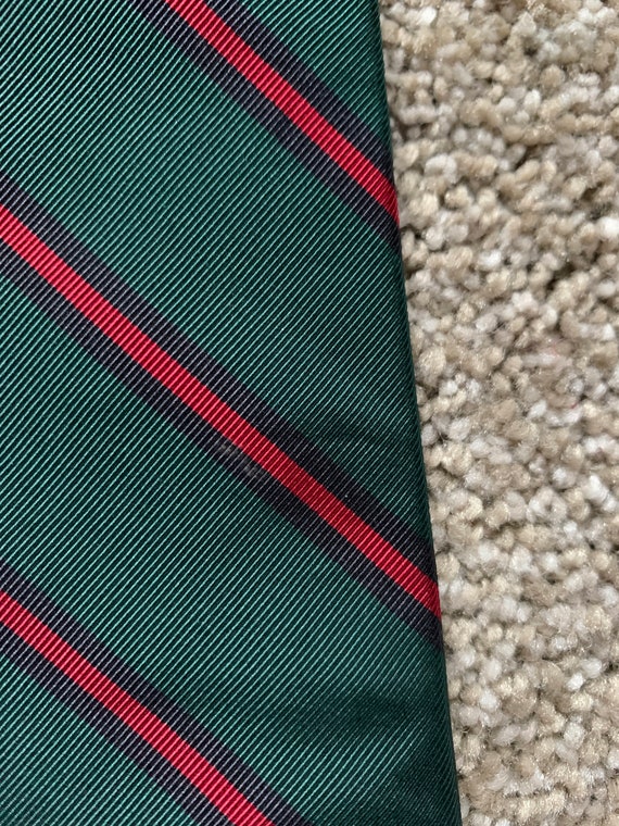 Deadstock Vintage Brooks Brothers Black Fleece Green Red Repp 