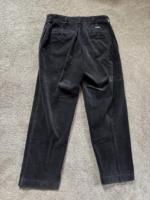 Vintage Polo Ralph Philip Pant Black Corduroy Pants 34x30 - Etsy