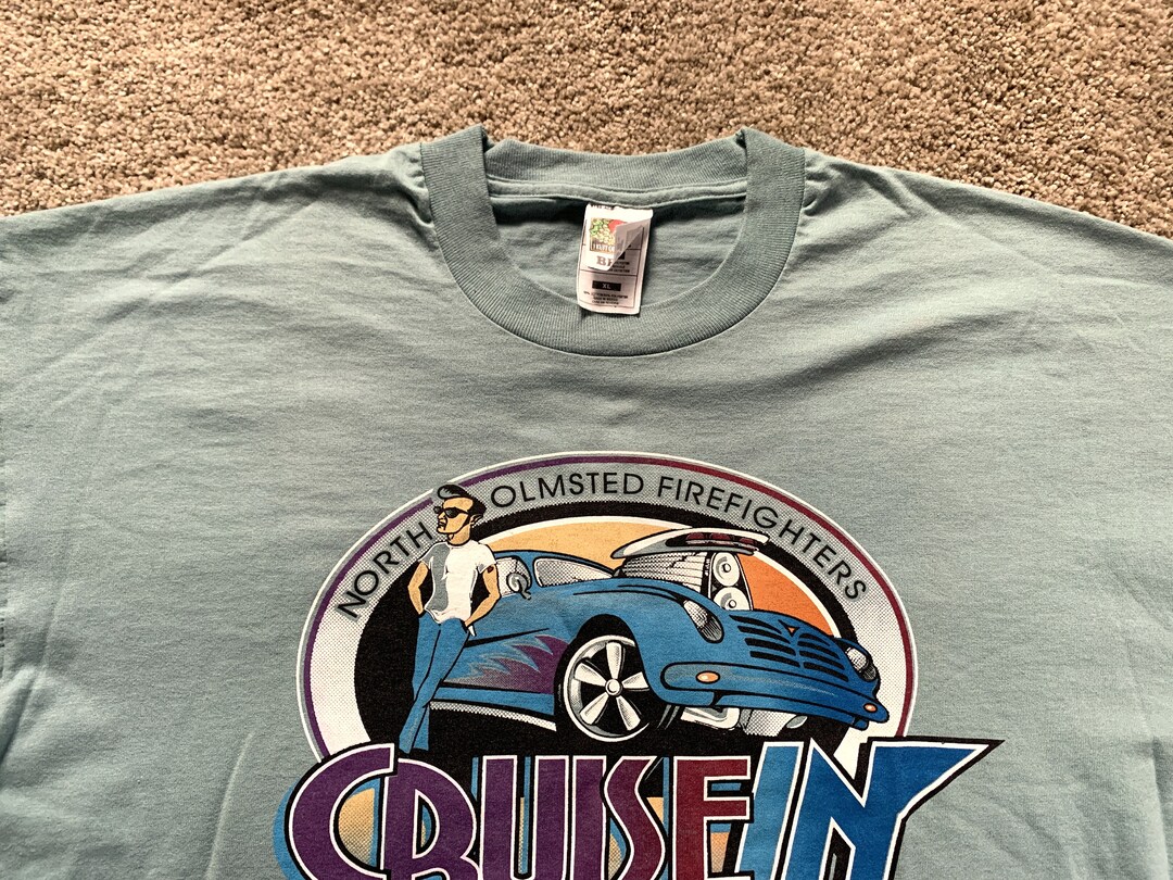 Vintage Fruit Of The Loom Big Logo T shirt