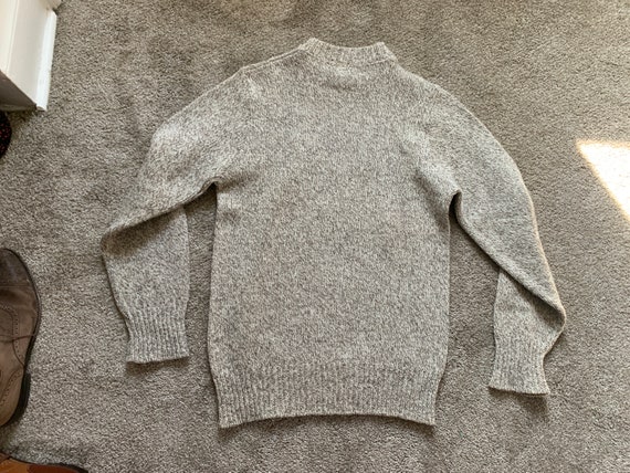 Vintage 80s Land's End Oatmeal Crewneck Sweater XL - image 3