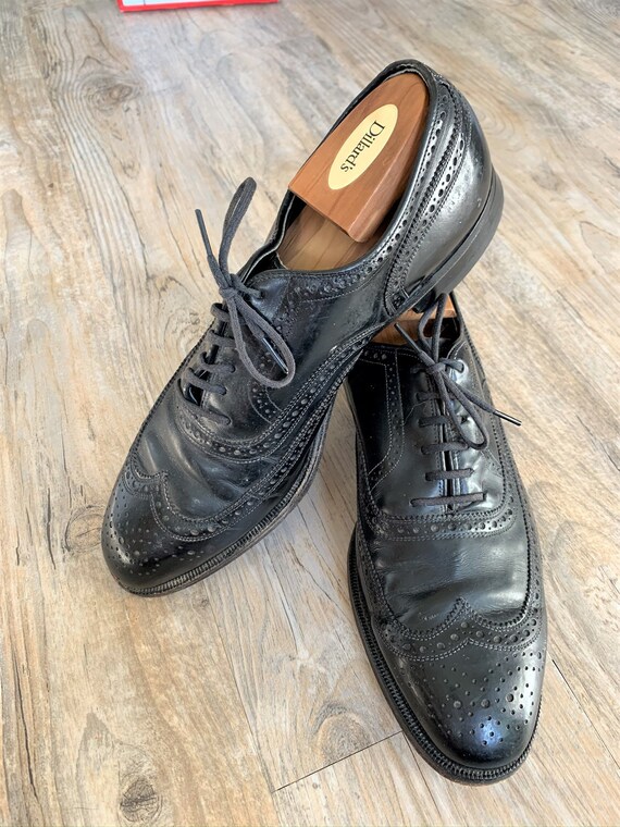 johnston and murphy black wingtips