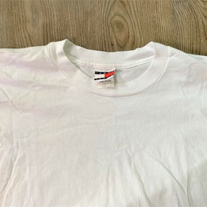 Vintage 90s Tommy Jeans Big Spellout T Shirt Large