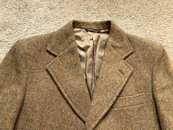 Vintage 70s Dunn & Co Harris Tweed Hacking Jacket 38