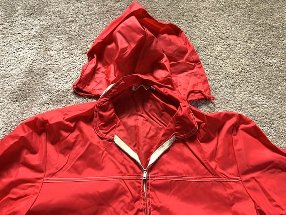 Vintage 60s ADG Red Mod Windbreaker Jacket XL - image 1