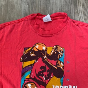 Vintage 90s Nike Gray Tag Jordan T Shirt Small