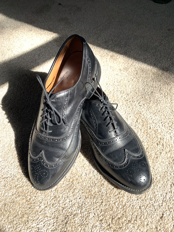 Vintage Allen Edmonds Chester Black Wingtips 10.5E