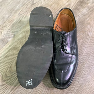 Vintage Allen Edmonds Black Split Toe Shoes 10C image 5