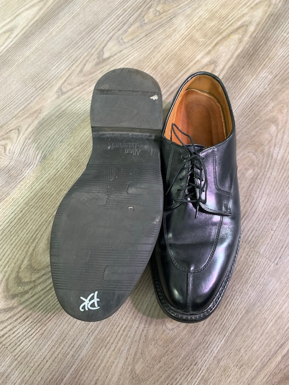 Vintage Allen Edmonds Black Split Toe Shoes 10C - image 5
