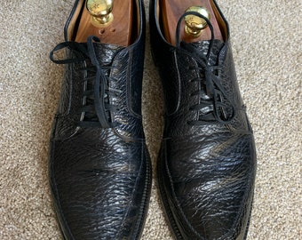 Vintage 80s Nettleton Black Shark Algonquin Shoes 13AA - Etsy