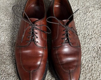 Vintage Allen Edmonds Ashton Orthotic Brown Split Toe Shoes  display picture 3