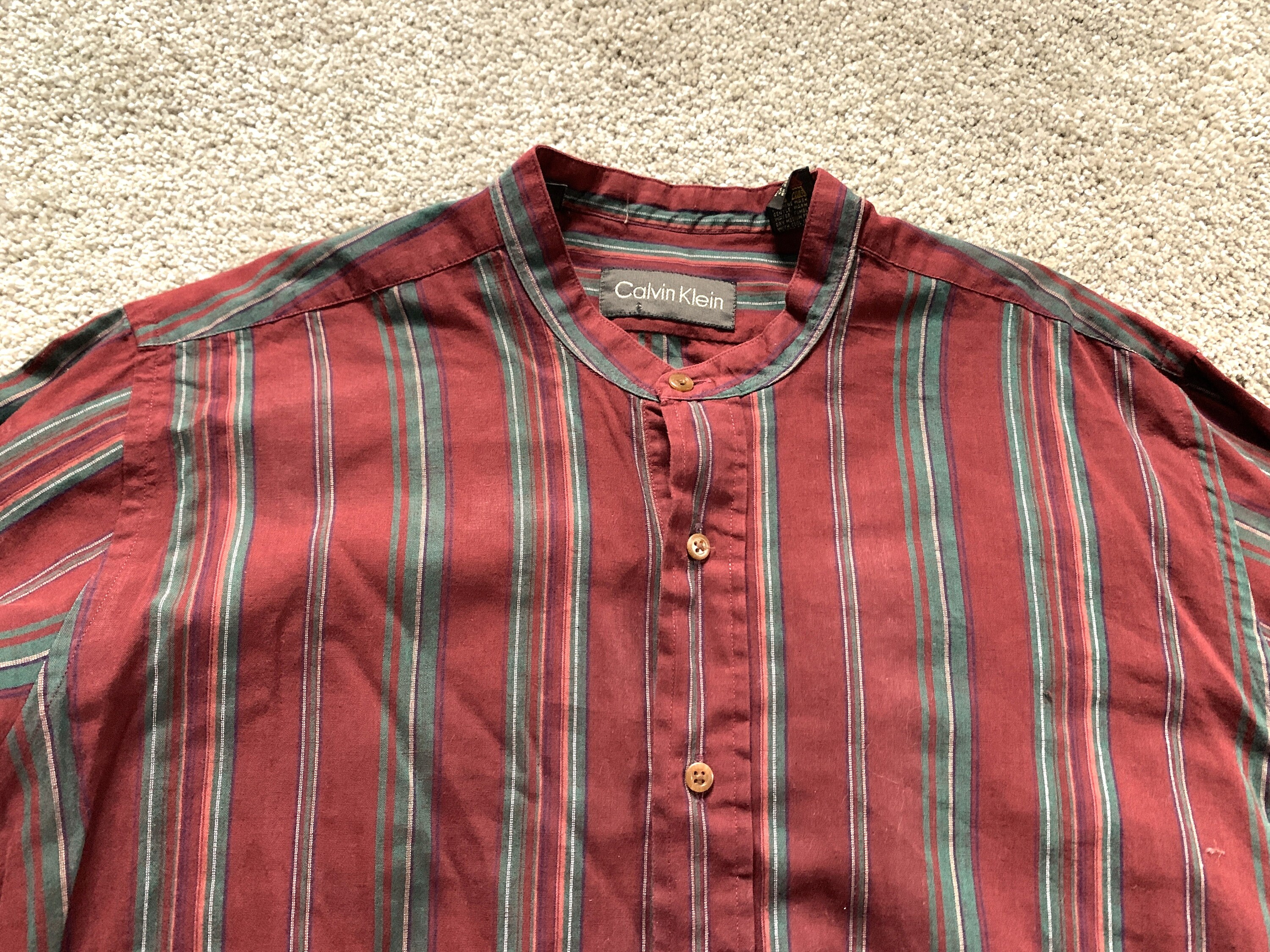 Calvin Striped Shirt - Etsy