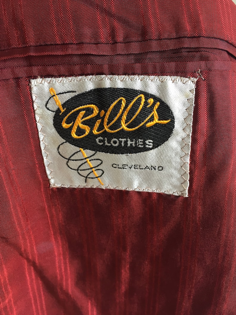 Vintage 60s Bill/'s Cothes Black Triple Patch Pocket 3 Roll 2 Sport Coat 40