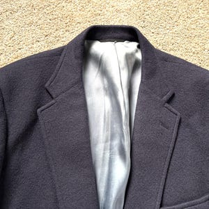 Kurtka sportowa Ralph Lauren Chaps w kolorze granatowym z sierścią wielbłąda z lat 80. w stylu vintage 42R