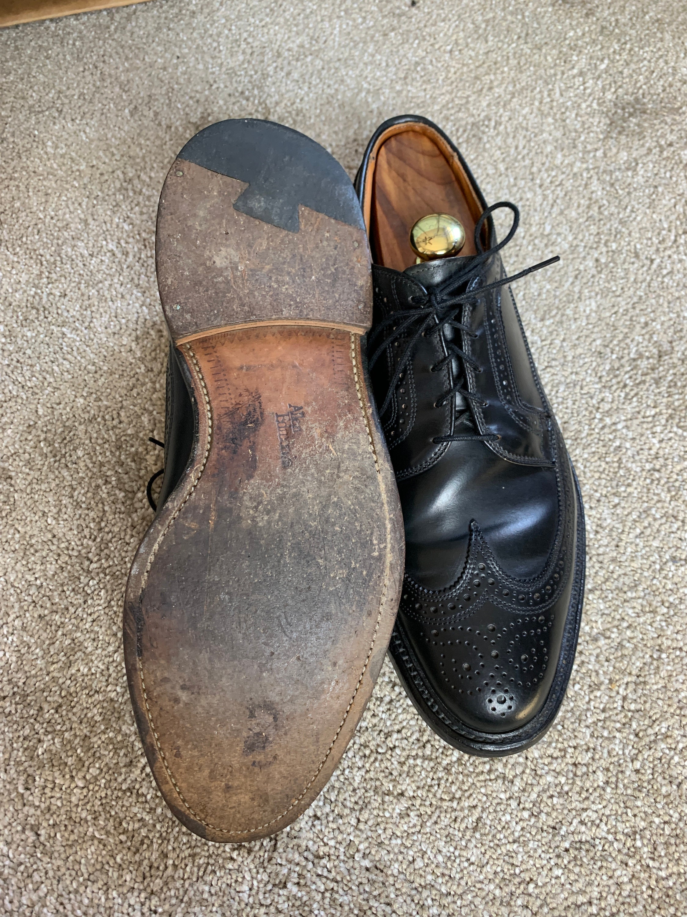 Vintage Allen Edmonds Macneil Black 