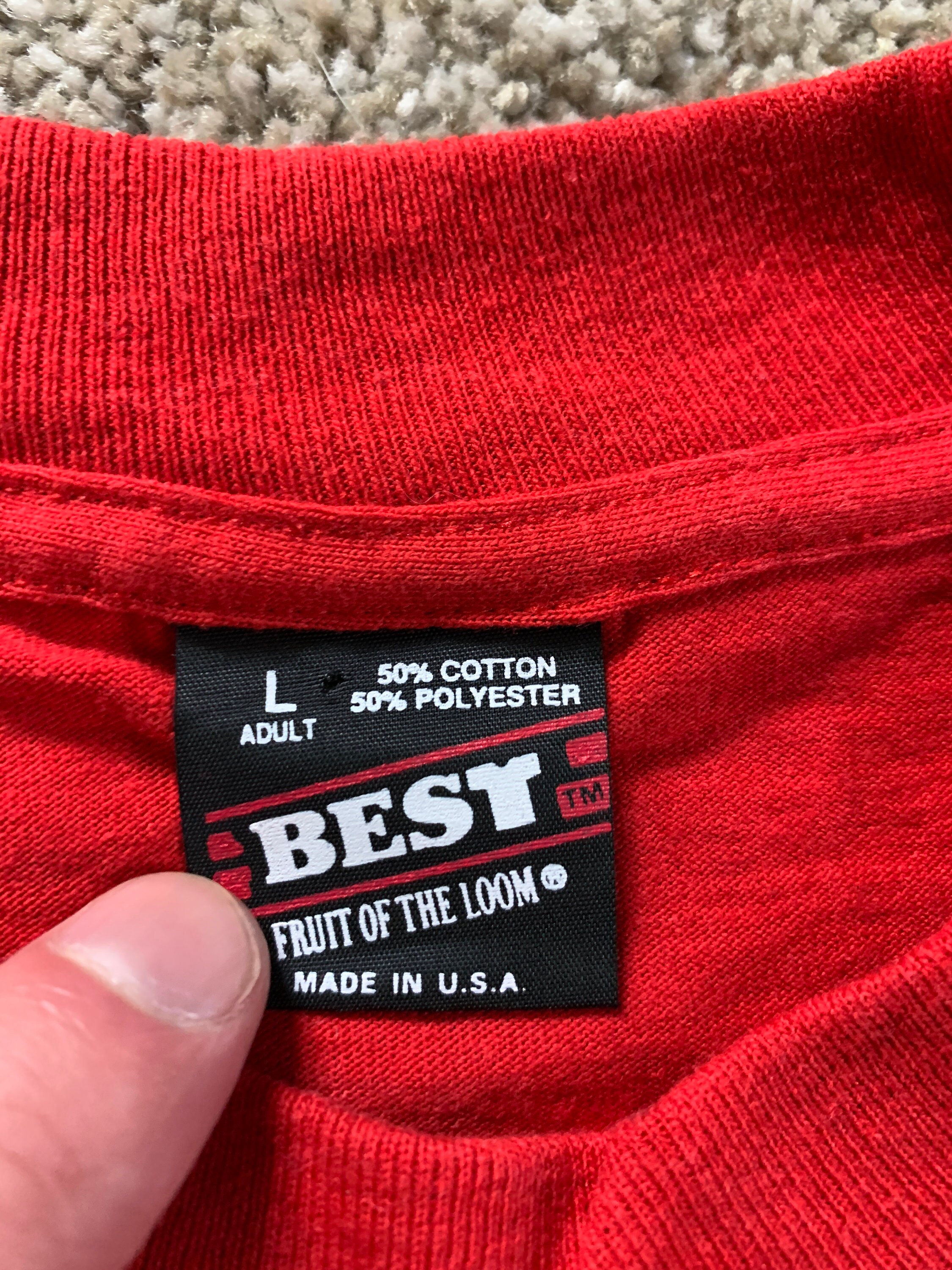 Vintage 90s Fruit of the Loom Best Ohio Department of Human 