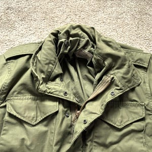 Vintage 70s 1974 Alpha Industries M65 Jacket Vietnam Small Regular