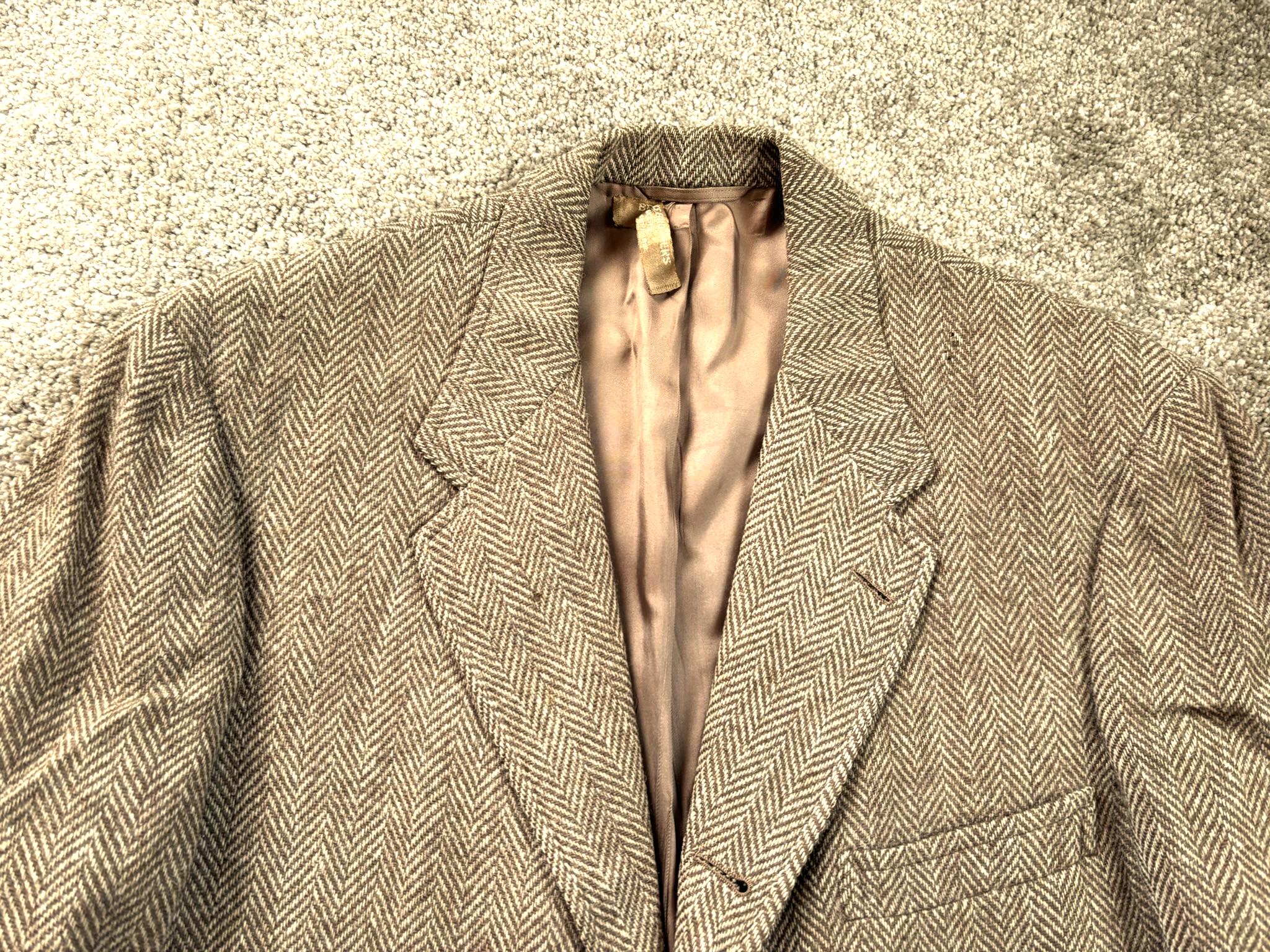 Vintage 60s 1968 Dated Brooks Brothers Special Order Tan
