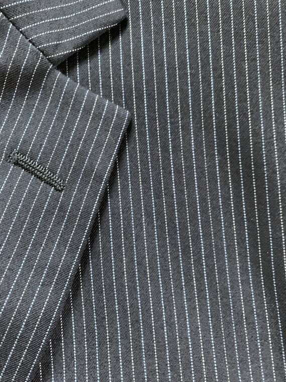 Newer Vintage Brooks Brothers 1818 Fitzgerald Dark Blue Pinstripe