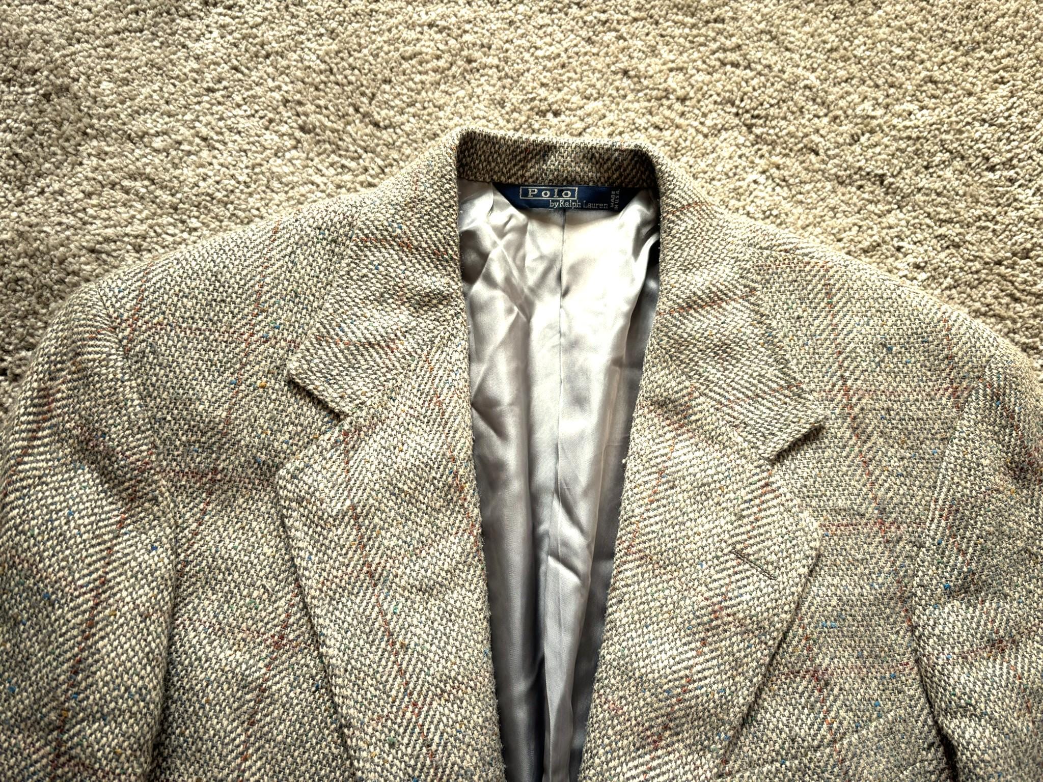 ジャケット・アウター 80s ralph lauren vintage Pcoat 100% wool Vintage Polo Country Ralph Lauren Lumberjack Shawl Wool