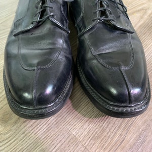 Vintage Allen Edmonds Black Split Toe Shoes 10C image 3