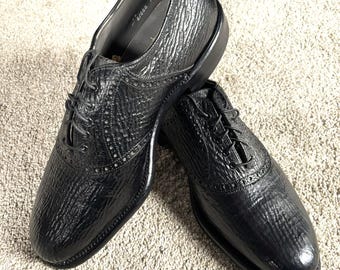 Vintage Allen Edmonds Chester Black Wingtips 10.5EEE - Etsy India