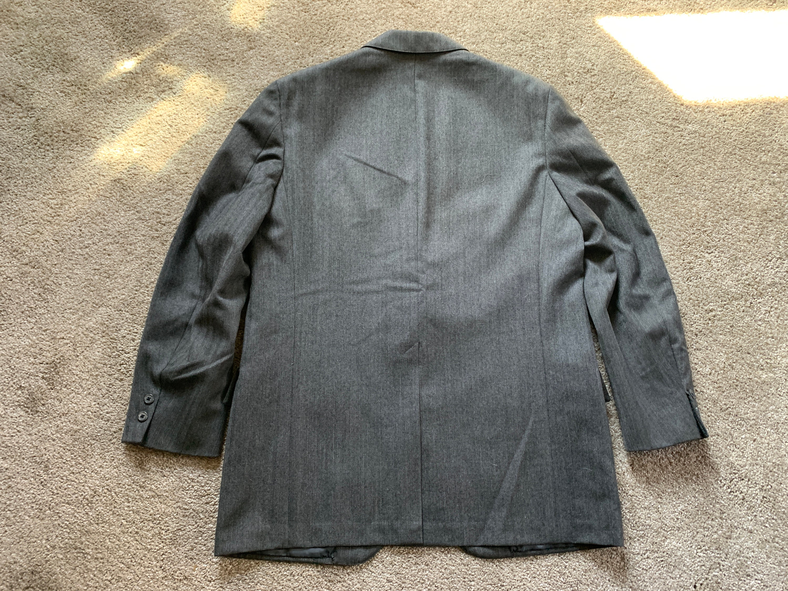 希少 80s Brooks Brothers フォトグラファージャケット 42 Vintage 80s Brooks Brothers Charcoal Herringbone Sack Suit 42