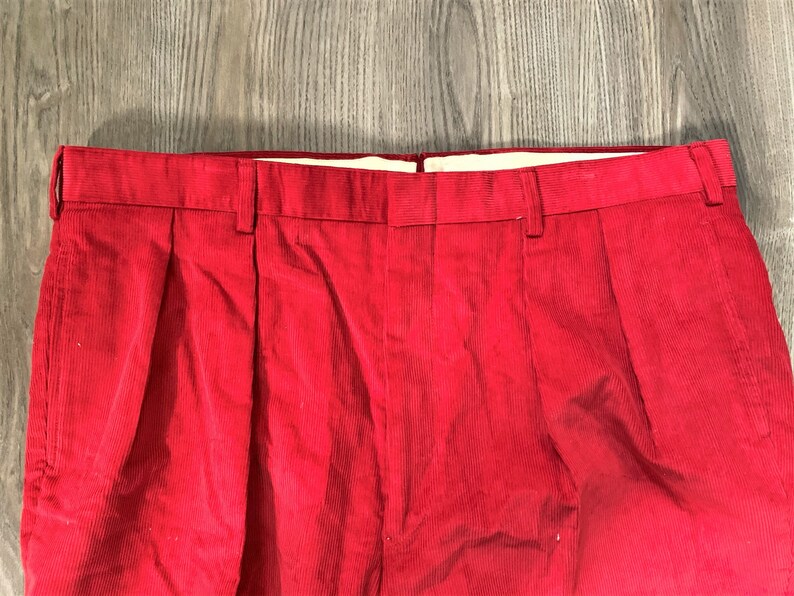 Newer Vintage Ben Silver Red Corduroy Pants 40x30
