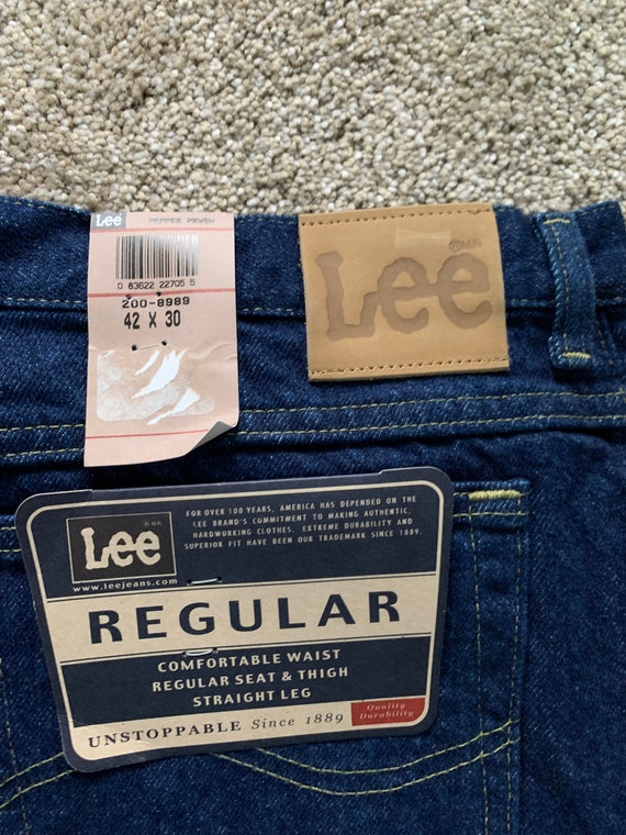 Deadstock Newer Vintage Lee Regular Fit Jeans 42x… - image 3