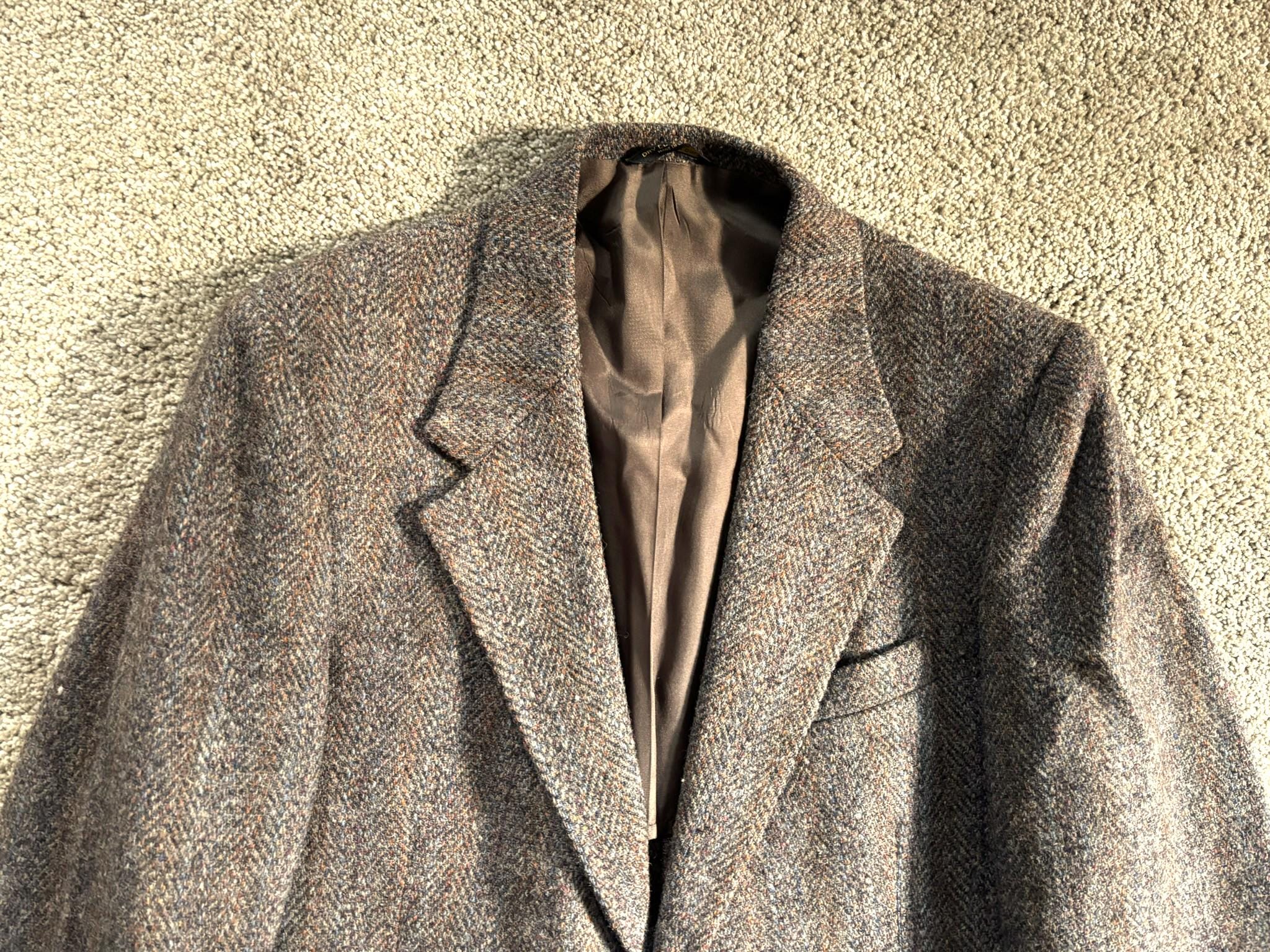 Men Tweed Jacket 36