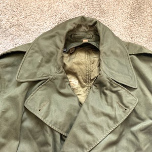 Vintage 60er Jahre Vietnam Ära Over Mantel Regular Medium