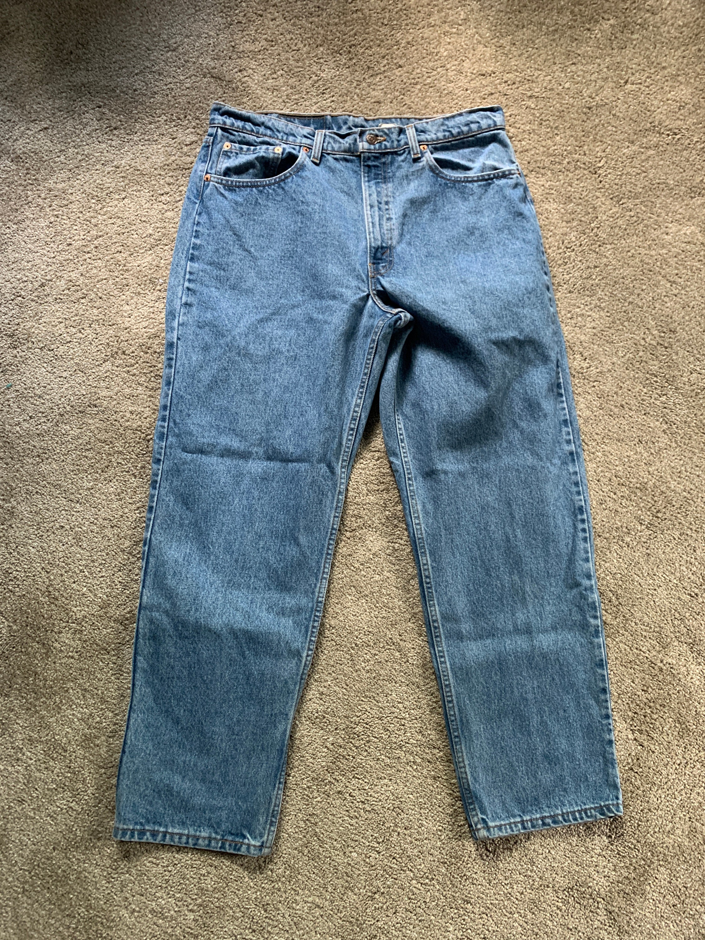 Vintage 90s Levis 550 Light Wash Jeans 38x30 - Etsy Canada