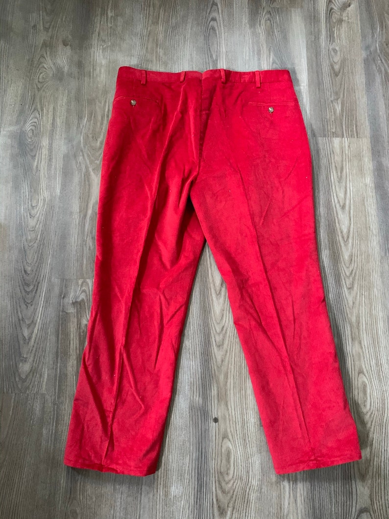 Newer Vintage Ben Silver Red Corduroy Pants 40x30