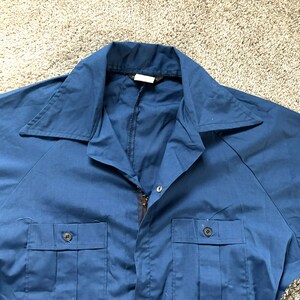 Vintage 70s Sears Work N Leisure Blue Jumpsuit 42R - Etsy