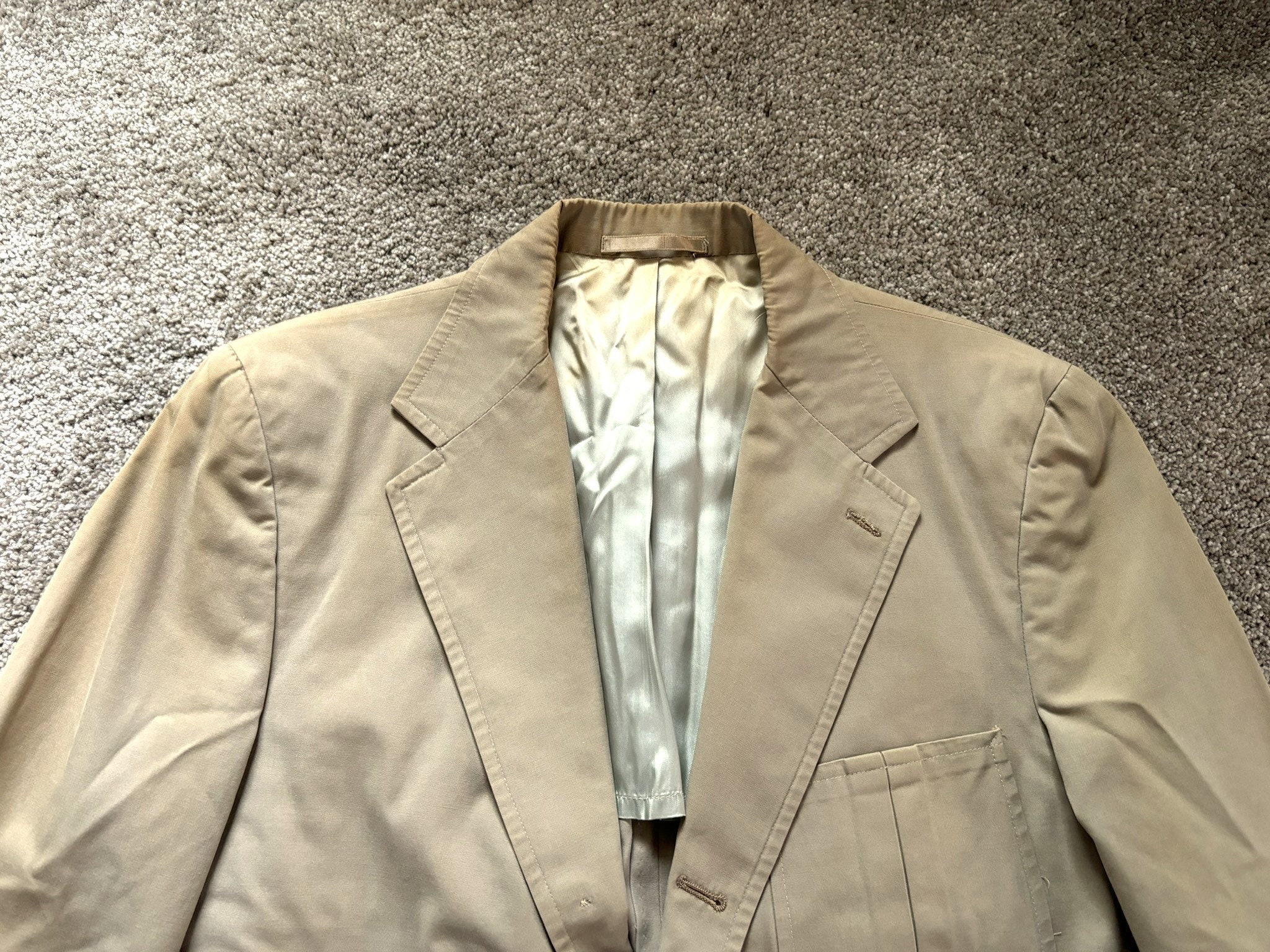 Vintage 70s Abercrombie & Fitch Khaki Safari Sack Jacket Vintage 70s Abercrombie & Fitch Khaki Safari Sack Jacket