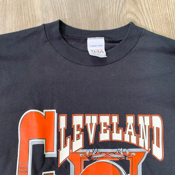 Vintage 90s USA Lineup Cleveland Browns T Shirt Youth Large Adult XS