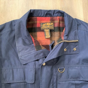 【デッドストック】 80s Eddie Bauer ombre jacket Rare vintage 80s Eddie Bauer Goose Down | Depop