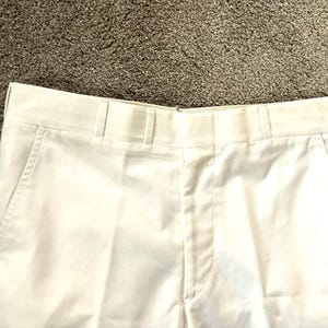 Vintage 70s Corbin Duck Cloth White Pants