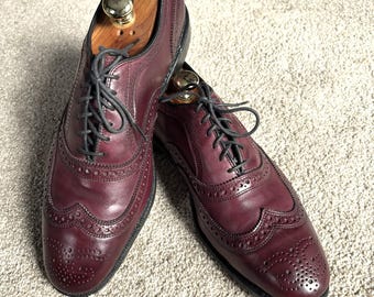 Newer Vintage Allen Edmonds Byron Black Cap Toe Shoes 7D - Etsy