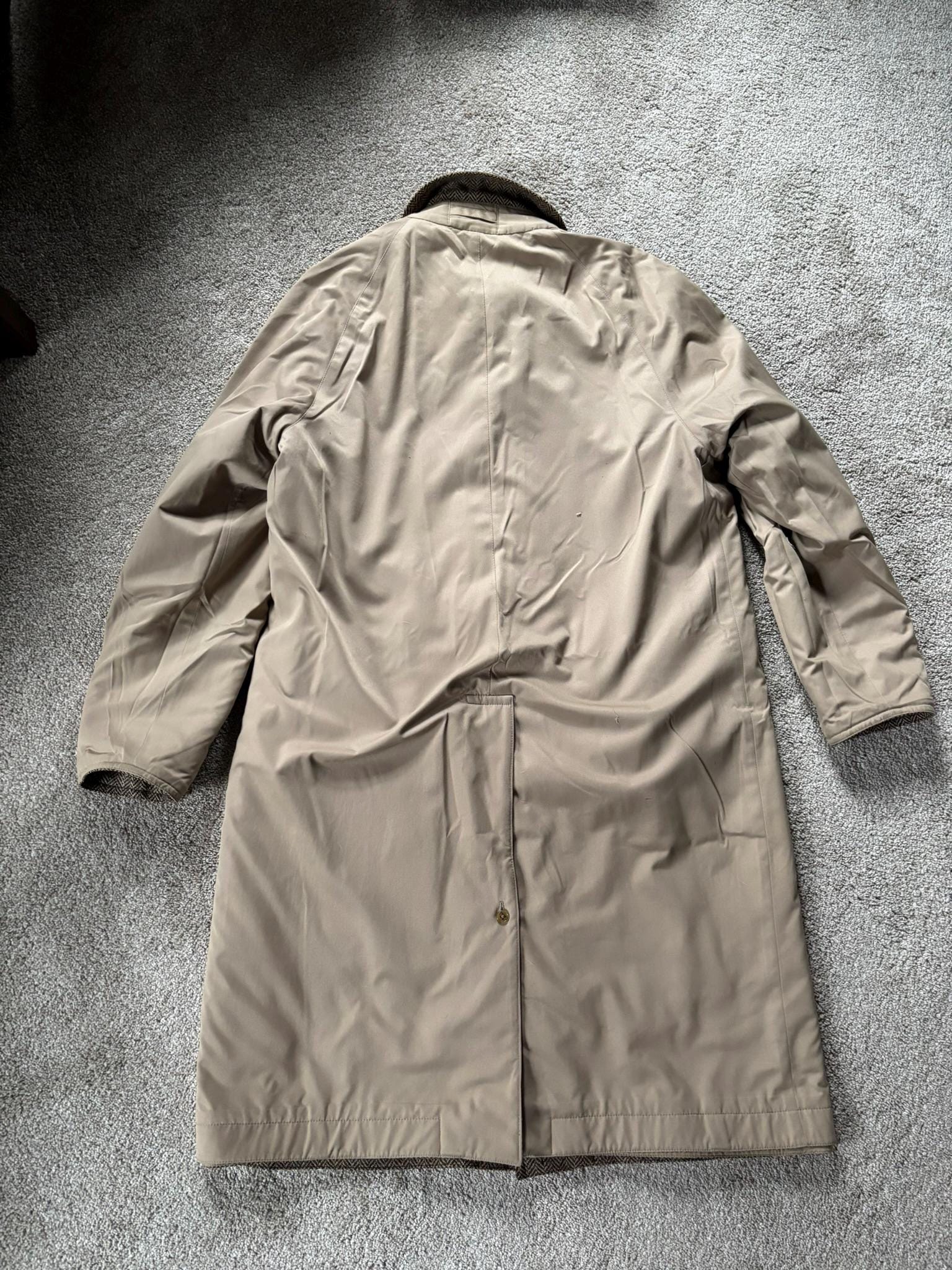 Yoke Reversible Trench Coat Size 2, Excellent Condition